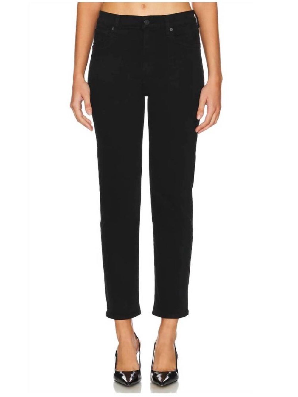 NEW CITIZENS OF HUMANITY caia straight jeans in plush black